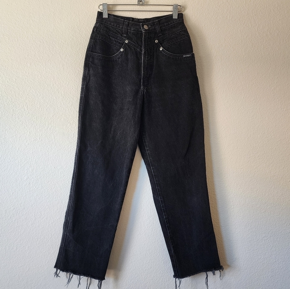 Vintage Rocky Mountains Black Denim Western Jeans 28/7